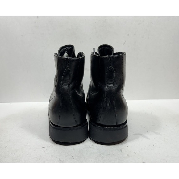 Frye Berwick Boots Black Leather 87430 Men\'s Size 9 Wide Shoes main image 4